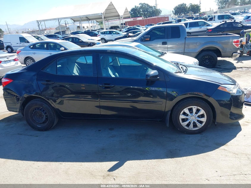 2017 Toyota Corolla L VIN: 2T1BURHEXHC834778 Lot: 43162281