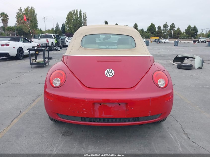 2007 Volkswagen New Beetle 2.5 VIN: 3VWRG31Y07M404980 Lot: 43162283