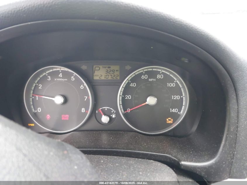 2010 Hyundai Accent Gls VIN: KMHCN4AC5AU491976 Lot: 43162379