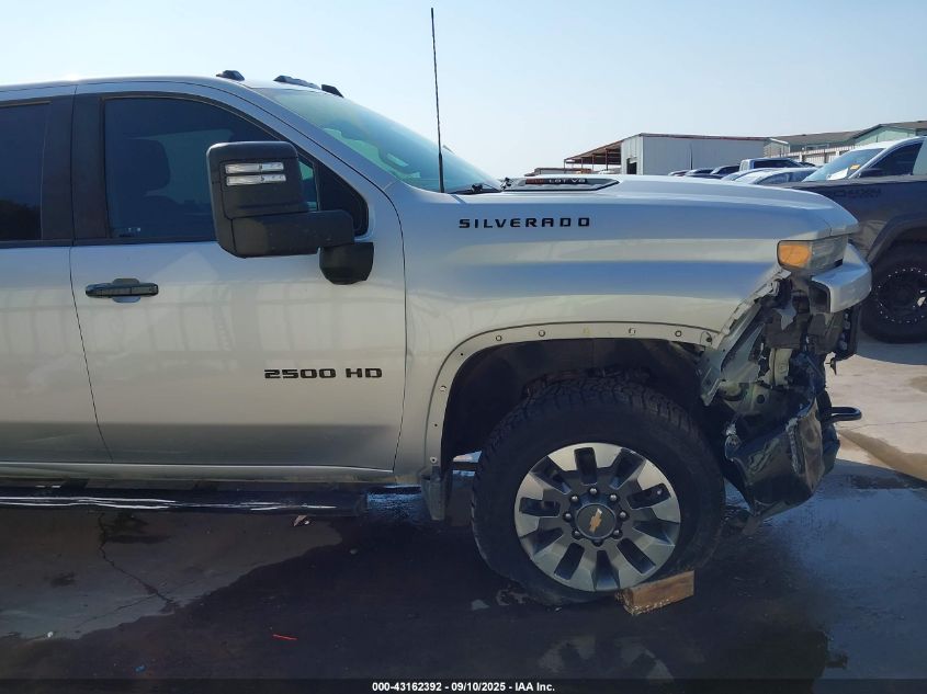 2021 Chevrolet Silverado 2500Hd 4Wd Standard Bed Custom VIN: 1GC4YME75MF282016 Lot: 43162392