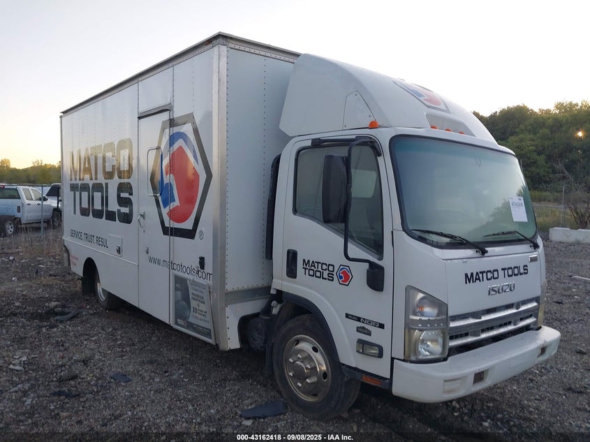 2012 Isuzu Dsl Reg white van diesel JALE5W161C7900512 photo #1