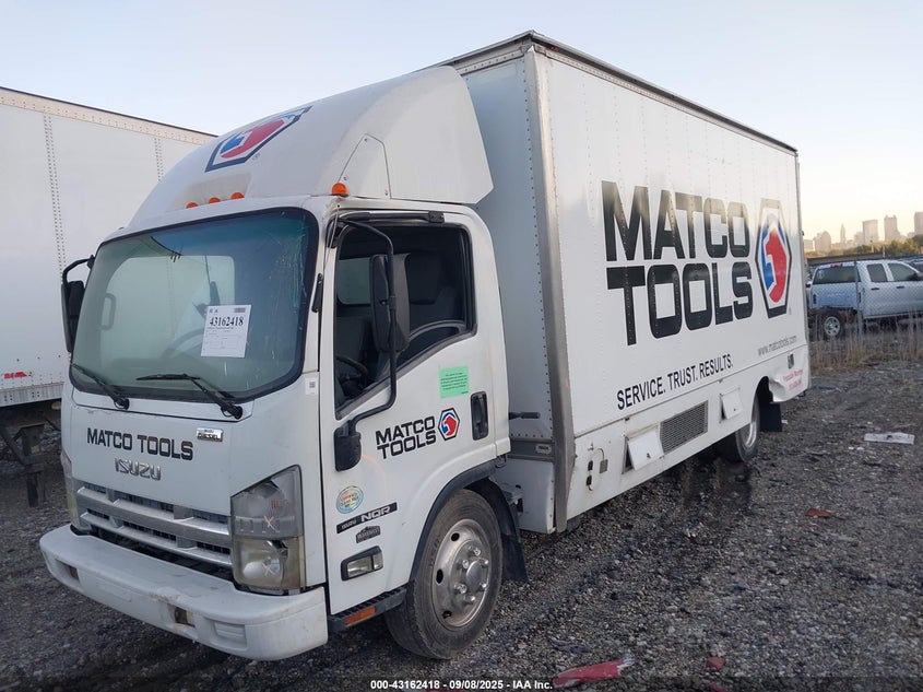 2012 Isuzu Dsl Reg white van diesel JALE5W161C7900512 photo #3