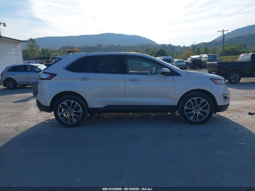 2017 Ford Edge Titanium VIN: 2FMPK4K83HBB40231 Lot: 43162489