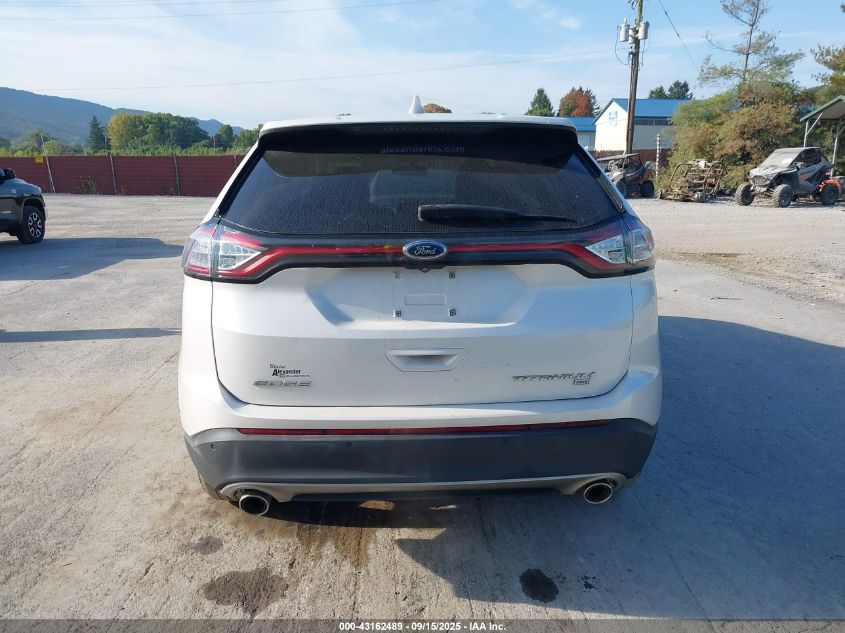 2017 Ford Edge Titanium VIN: 2FMPK4K83HBB40231 Lot: 43162489