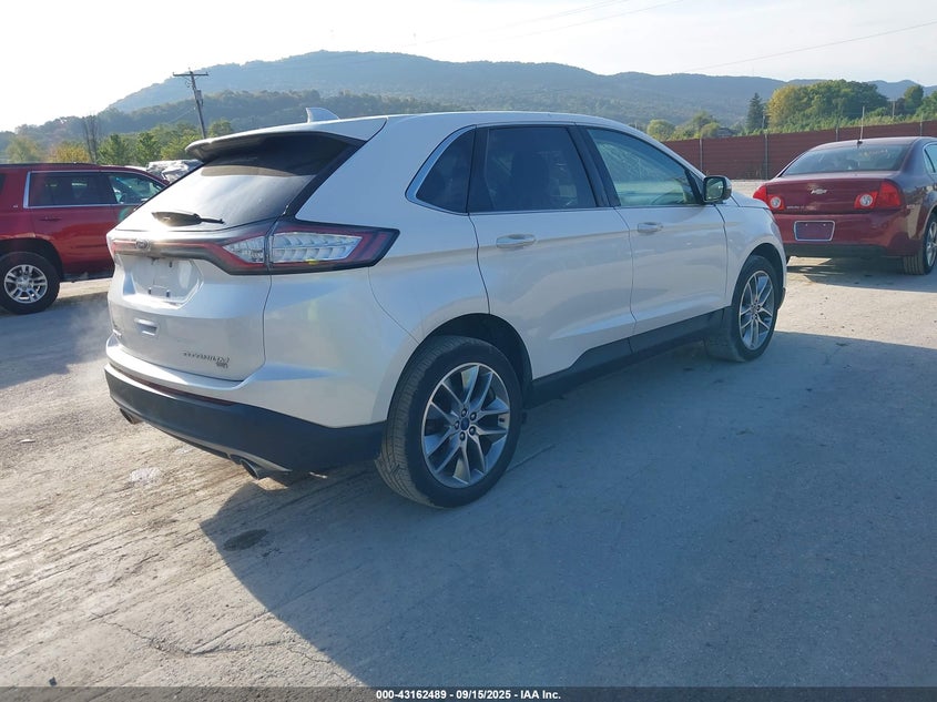 2FMPK4K83HBB40231 2017 Ford Edge 3.5 Titanium White