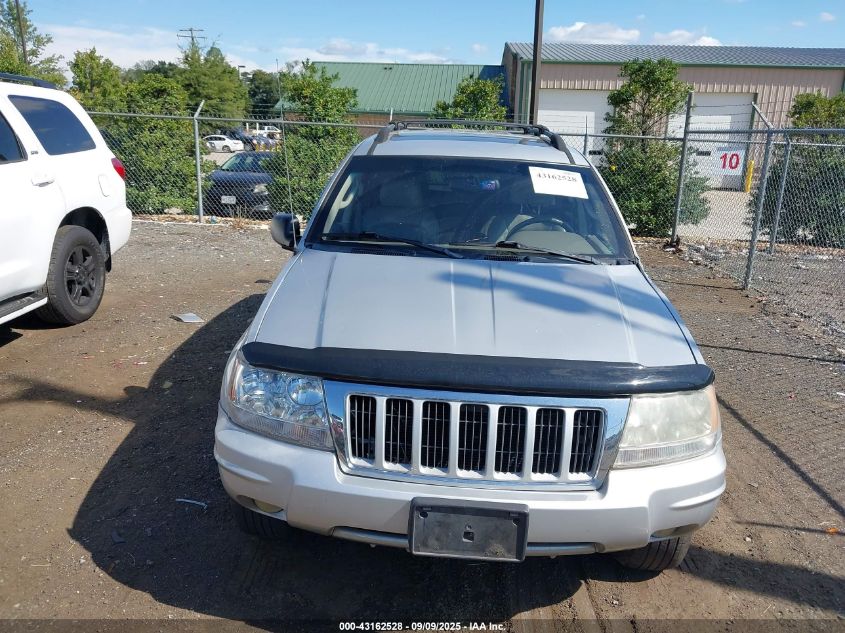2004 Jeep Grand Cherokee Limited VIN: 1J4GW58N04C339706 Lot: 43162528