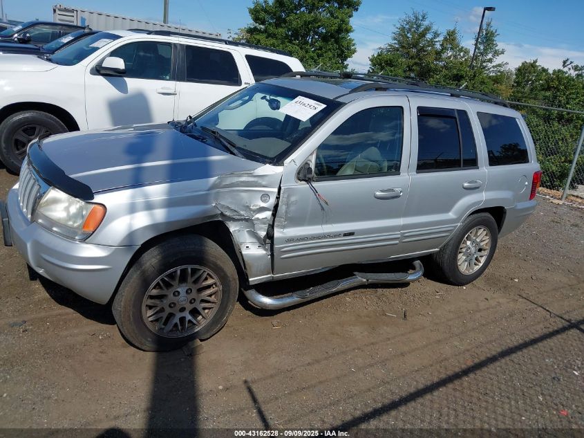 2004 Jeep Grand Cherokee Limited VIN: 1J4GW58N04C339706 Lot: 43162528