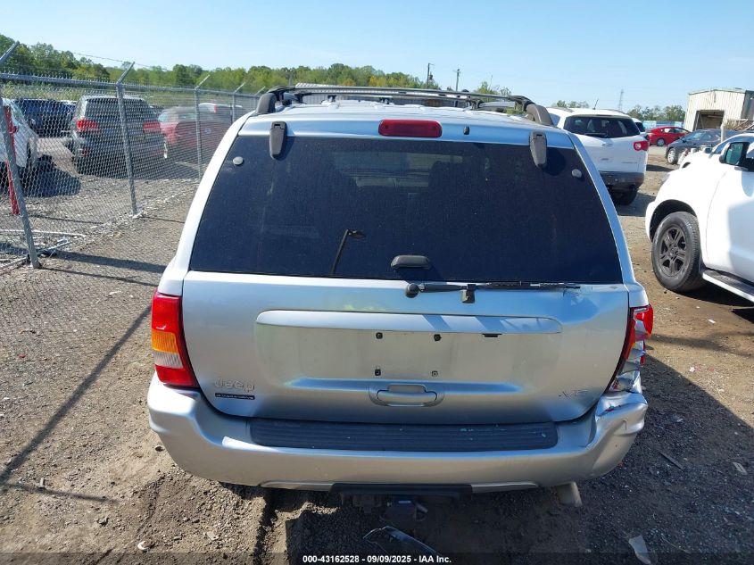 2004 Jeep Grand Cherokee Limited VIN: 1J4GW58N04C339706 Lot: 43162528