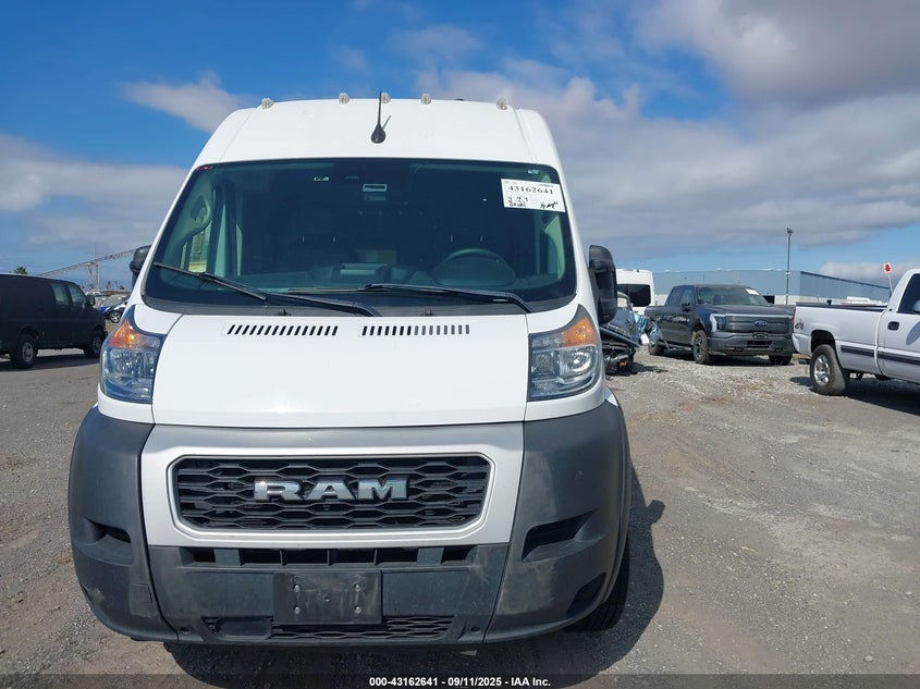 2022 Ram Promaster 3500 Cargo Van High Roof 159 Wb Ext VIN: 3C6MRVJG7NE140066 Lot: 43162641