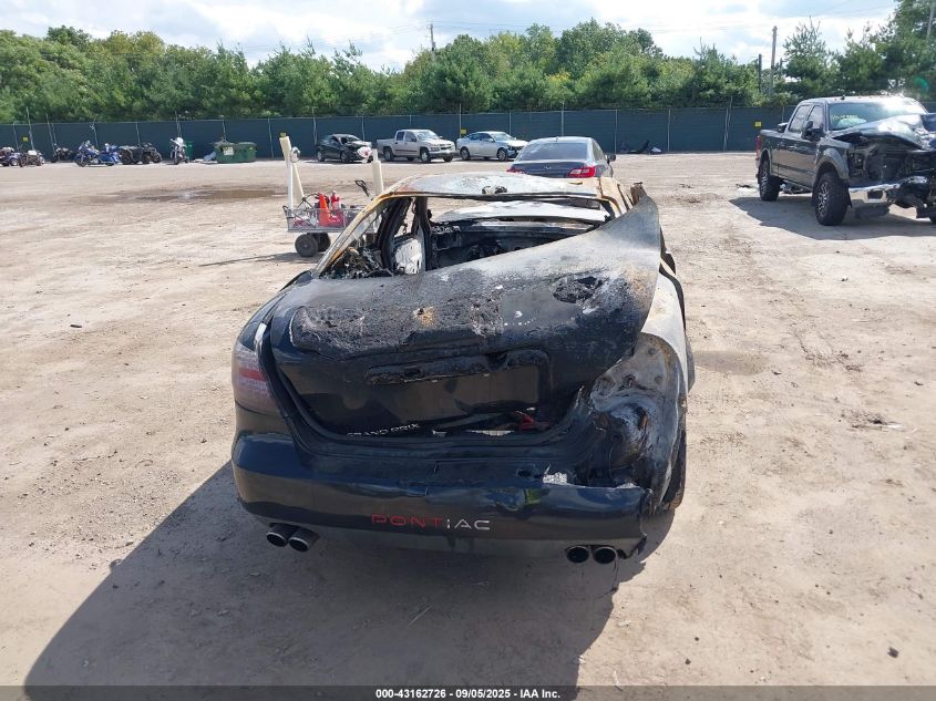 2005 Pontiac Grand Prix Gtp VIN: 2G2WR544751137835 Lot: 43162726