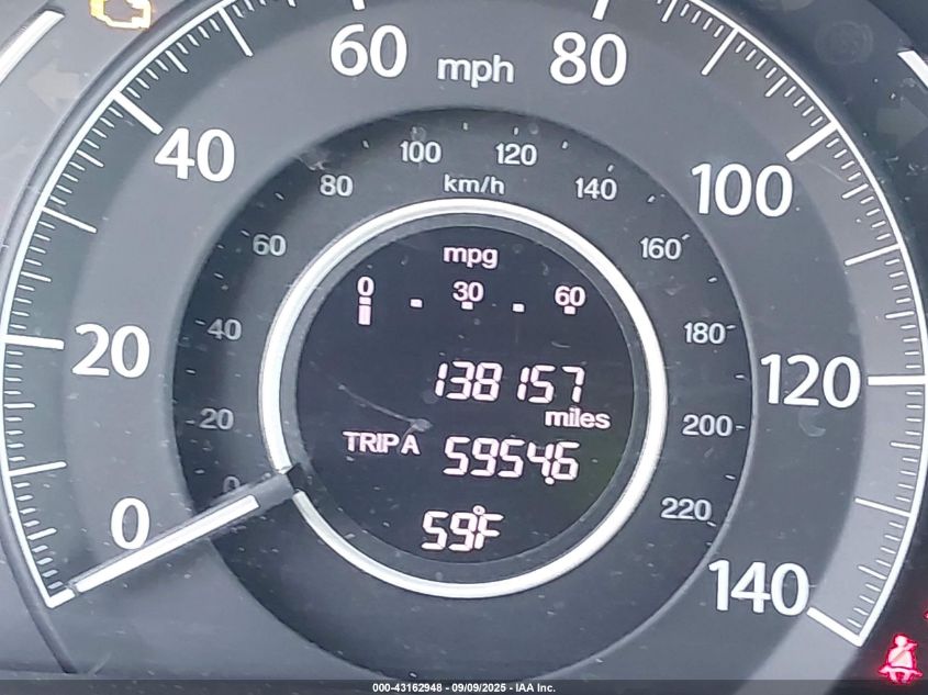 2012 Honda Cr-V Ex VIN: 3CZRM3H55CG702841 Lot: 43162948