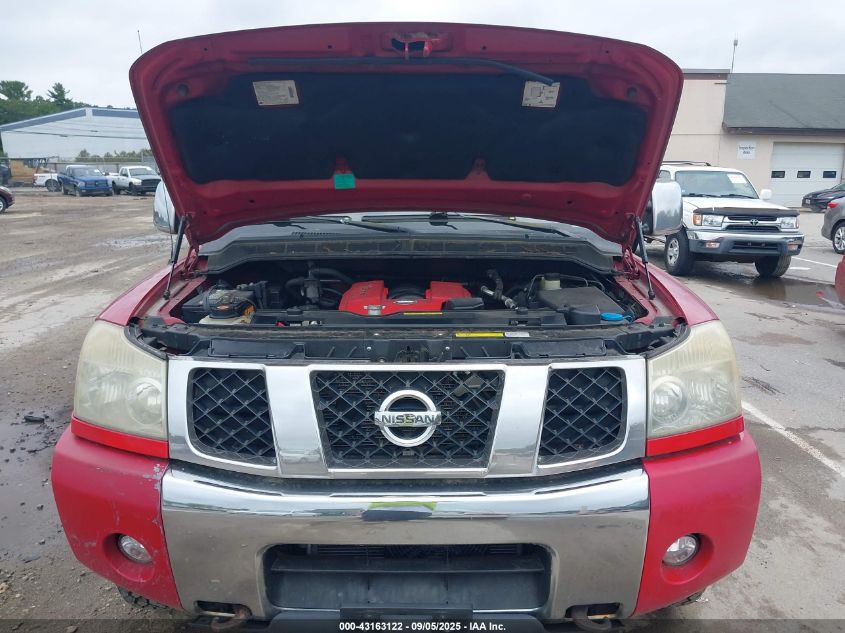 2005 Nissan Titan Se VIN: 1N6AA07B85N524884 Lot: 43163122