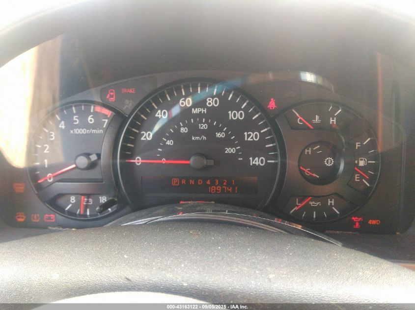 2005 Nissan Titan Se VIN: 1N6AA07B85N524884 Lot: 43163122