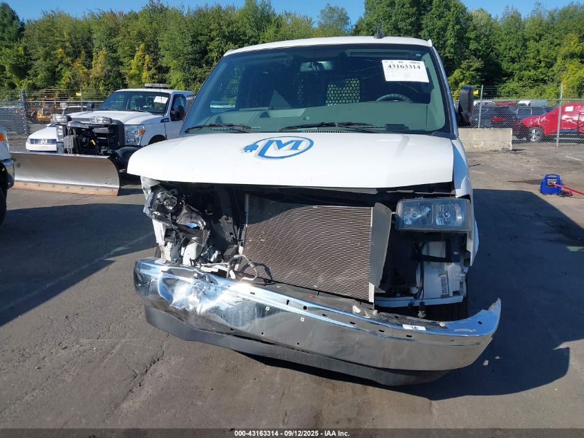 2021 Chevrolet Express G2500 VIN: 1GCWGAF75M1227619 Lot: 43163314