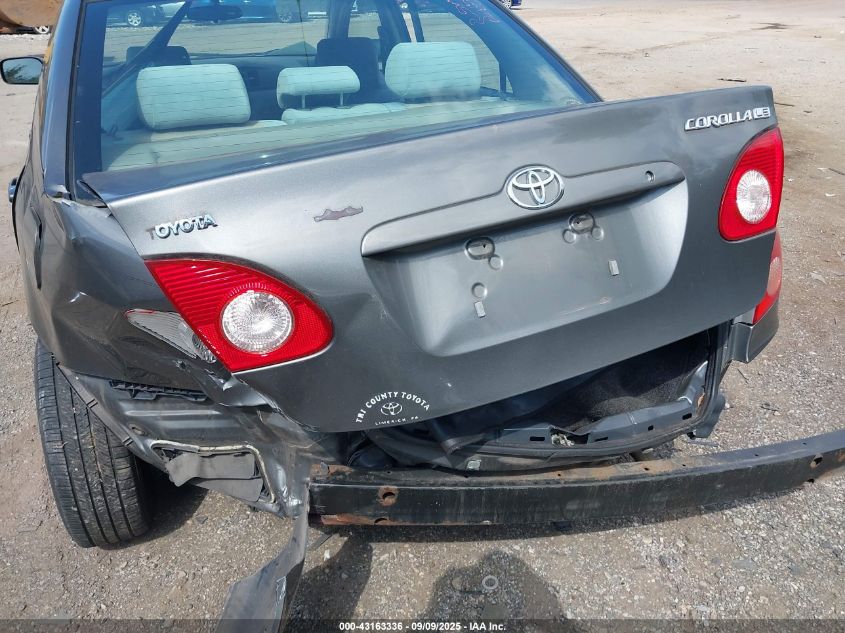 2008 Toyota Corolla Le VIN: 2T1BR32EX8C923936 Lot: 43163336