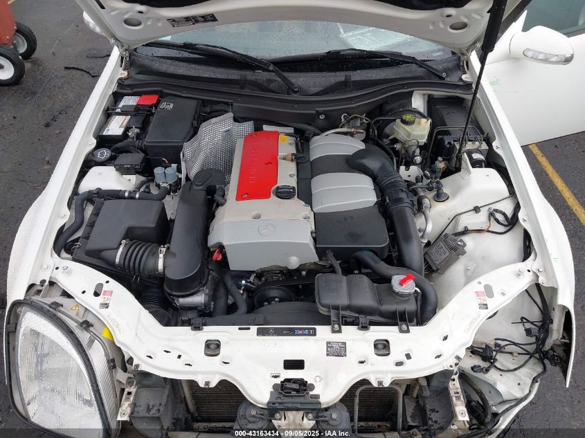 2002 Mercedes-Benz Slk 230 Kompressor VIN: WDBKK49F62F266042 Lot: 43163434