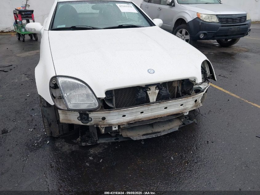 2002 Mercedes-Benz Slk 230 Kompressor VIN: WDBKK49F62F266042 Lot: 43163434