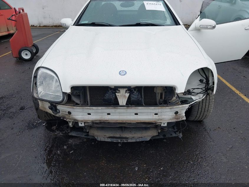 2002 Mercedes-Benz Slk 230 Kompressor VIN: WDBKK49F62F266042 Lot: 43163434