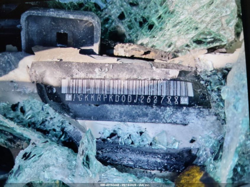 2013 GMC Acadia Sle-2 VIN: 1GKKRPKD0DJ262788 Lot: 43163448