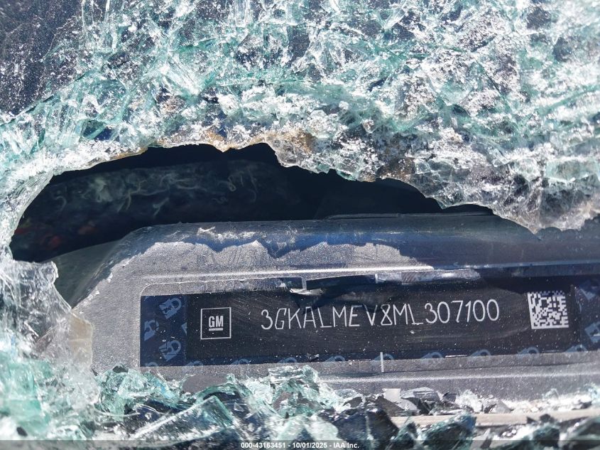 2021 GMC Terrain Fwd Sle VIN: 3GKALMEV8ML307100 Lot: 43163451