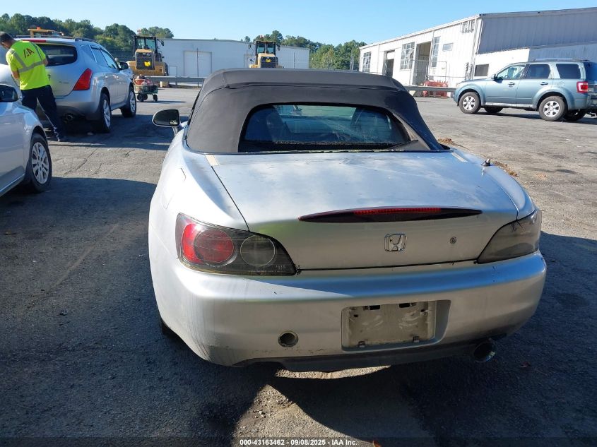 2002 Honda S2000 VIN: JHMAP11422T007152 Lot: 43163462