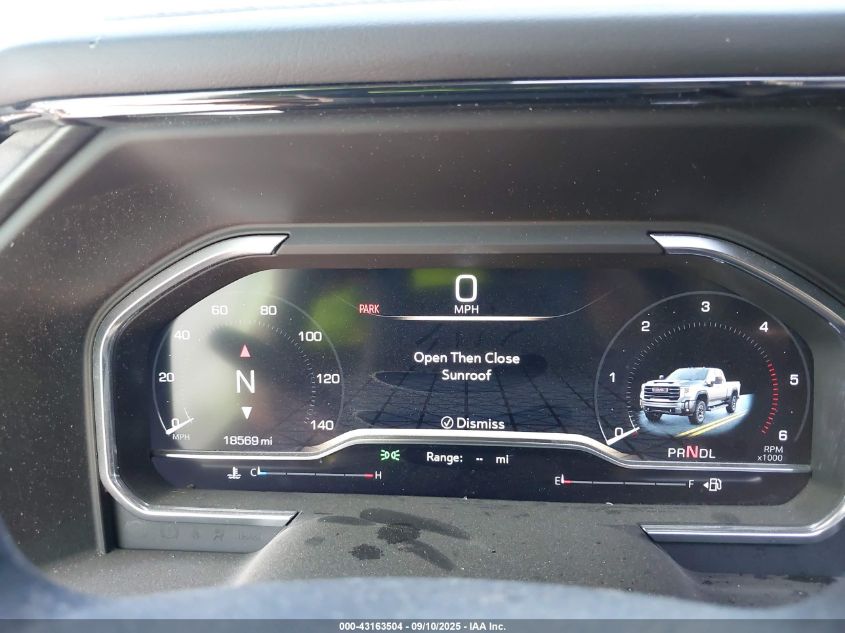 2025 GMC Sierra 2500Hd 4Wd Standard Bed At4X VIN: 1GT4UZEY9SF128634 Lot: 43163504