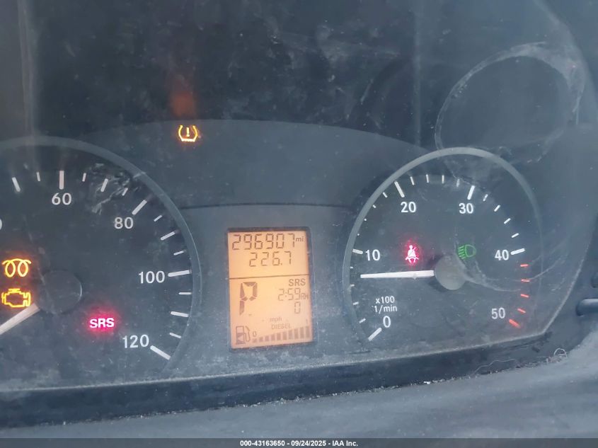 2011 Mercedes-Benz Sprinter 2500 High Roof VIN: WD3PE8CBXB5596469 Lot: 43163650