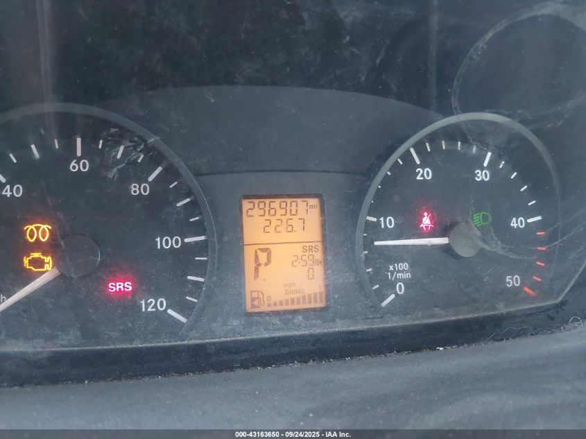 2011 Mercedes-Benz Sprinter 2500 High Roof VIN: WD3PE8CBXB5596469 Lot: 43163650