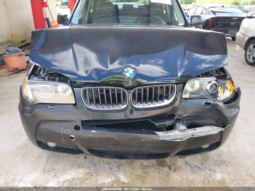 2006 BMW X3 3.0I VIN: WBXPA934X6WG85988 Lot: 43163769
