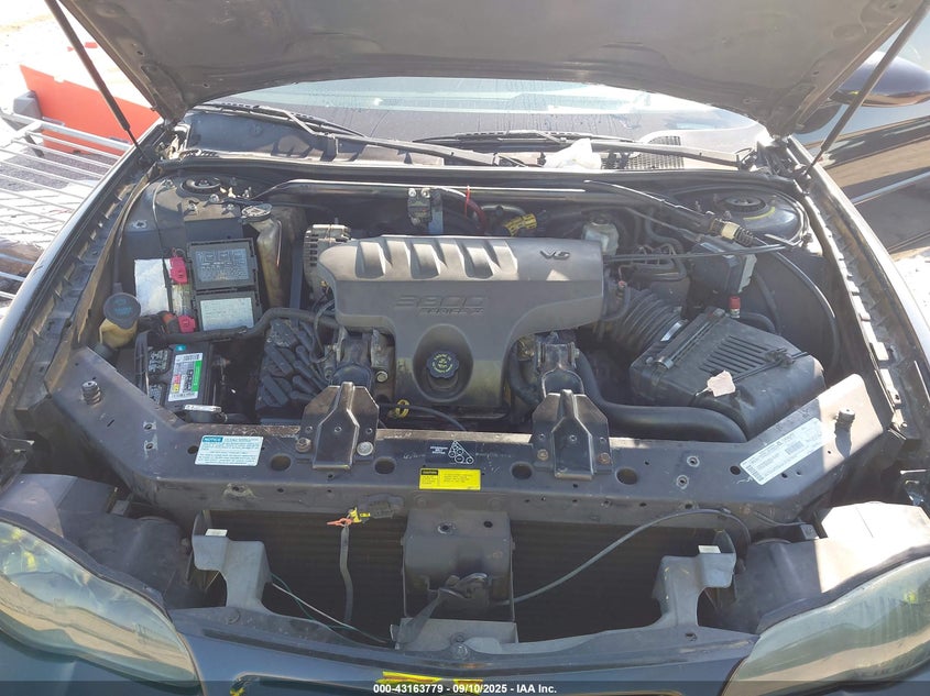 2001 Chevrolet Monte Carlo Ss VIN: 2G1WX15K819293622 Lot: 43163779