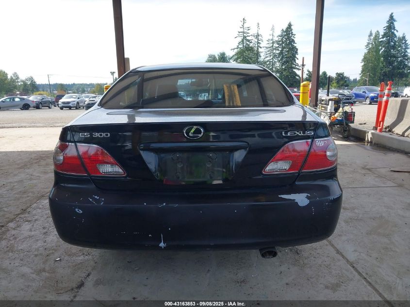 2003 Lexus Es 300 VIN: JTHBF30G036020075 Lot: 43163853