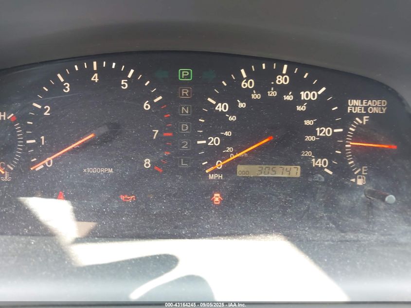 2000 Lexus Es 300 VIN: JT8BF28G3Y5078645 Lot: 43164245