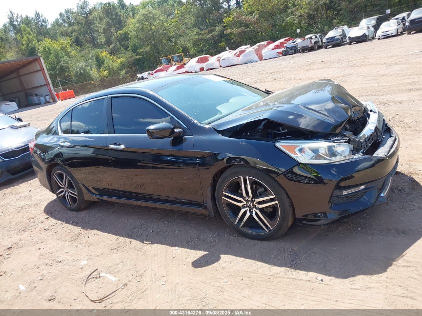 2017 Honda Accord Sport VIN: 1HGCR2F55HA255767 Lot: 43164276