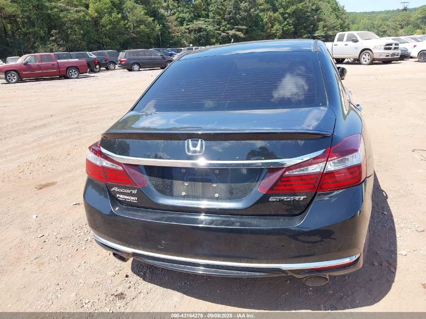 2017 Honda Accord Sport VIN: 1HGCR2F55HA255767 Lot: 43164276