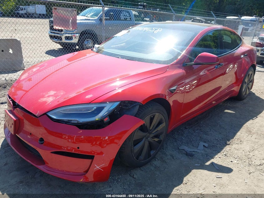 2021 TESLA MODEL S(VIN: 5YJSA1E55MF455921