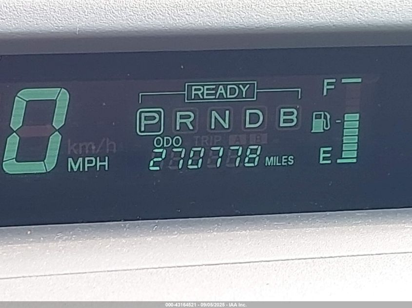 2001 Toyota Prius VIN: JT2BK12U110015092 Lot: 43164521