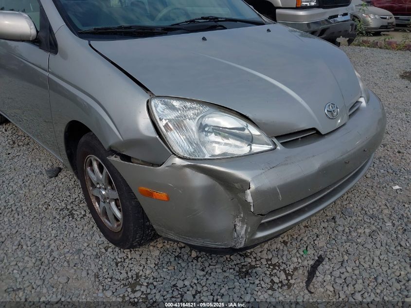 2001 Toyota Prius VIN: JT2BK12U110015092 Lot: 43164521