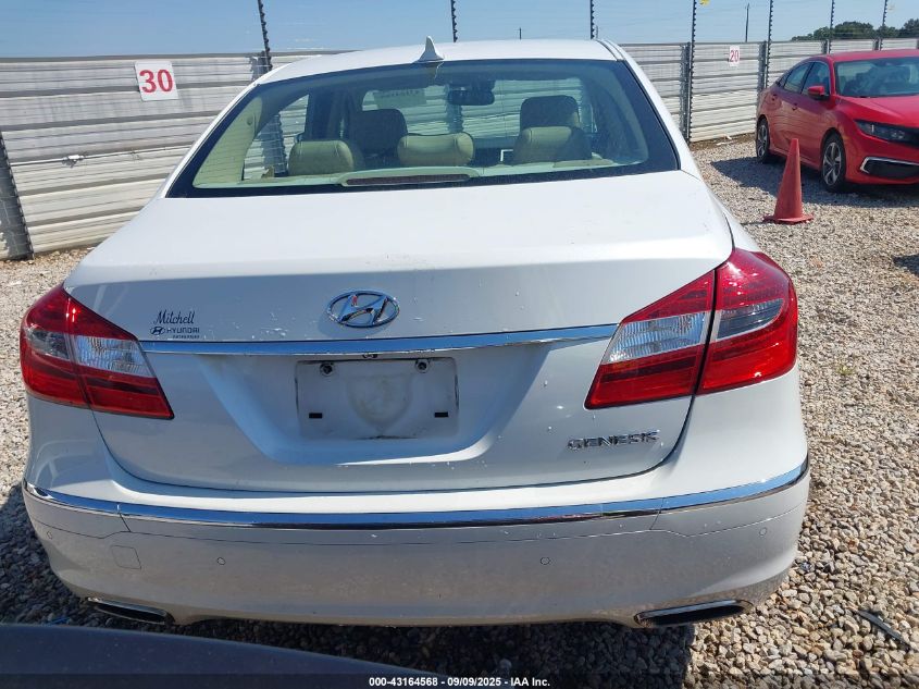 2012 Hyundai Genesis 3.8 VIN: KMHGC4DD7CU184131 Lot: 43164568