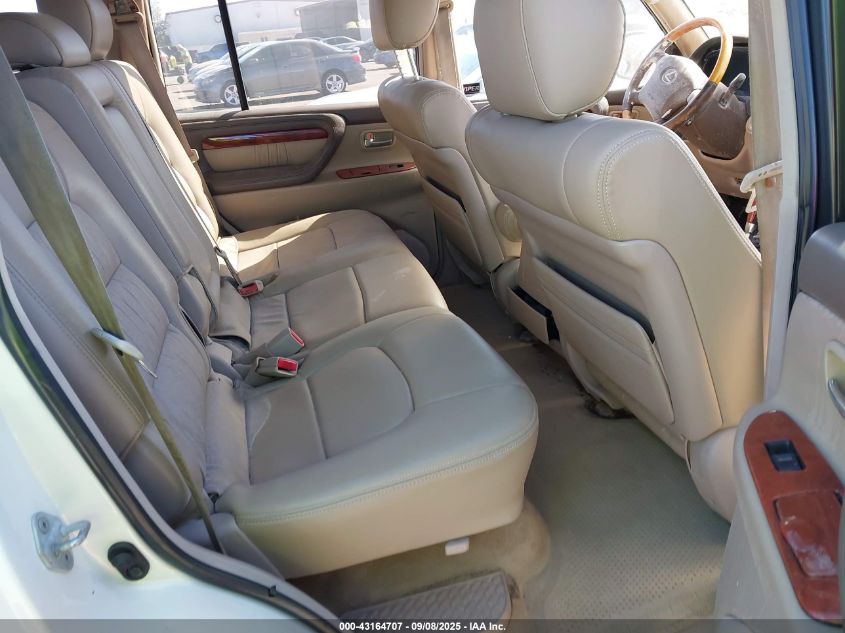 2002 Lexus Lx 470 VIN: JTJHT00W123521550 Lot: 43164707