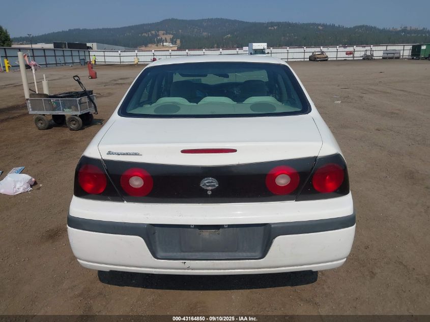 2005 Chevrolet Impala VIN: 2G1WF52EX59339143 Lot: 43164850