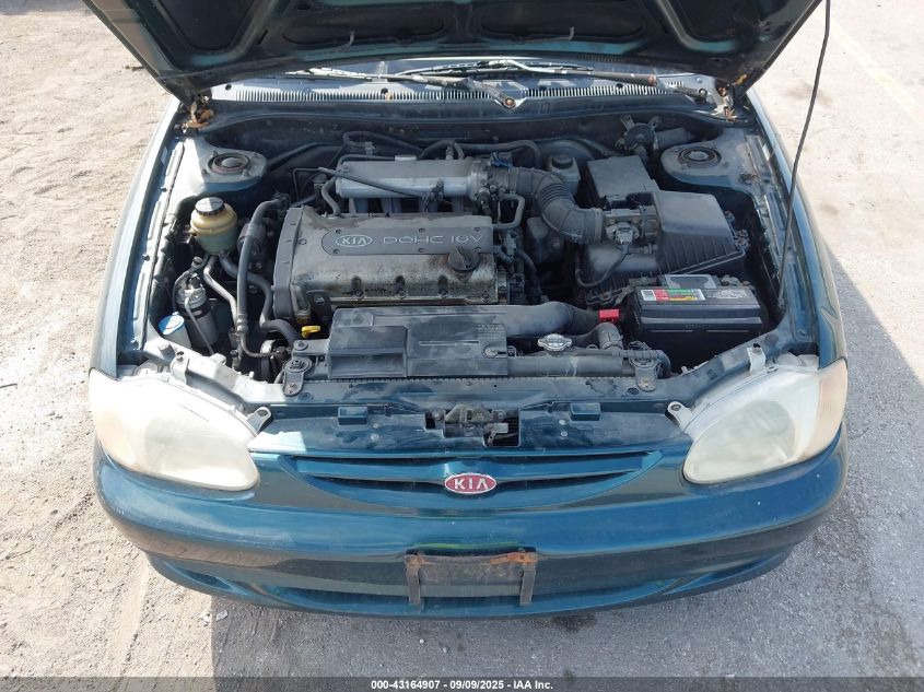 2001 Kia Sephia Ls VIN: KNAFB121915040353 Lot: 43164907