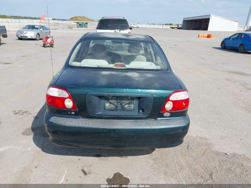 2001 Kia Sephia Ls VIN: KNAFB121915040353 Lot: 43164907