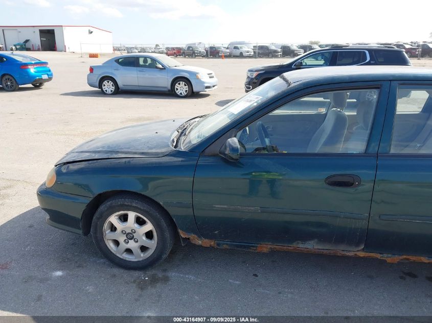 2001 Kia Sephia Ls VIN: KNAFB121915040353 Lot: 43164907