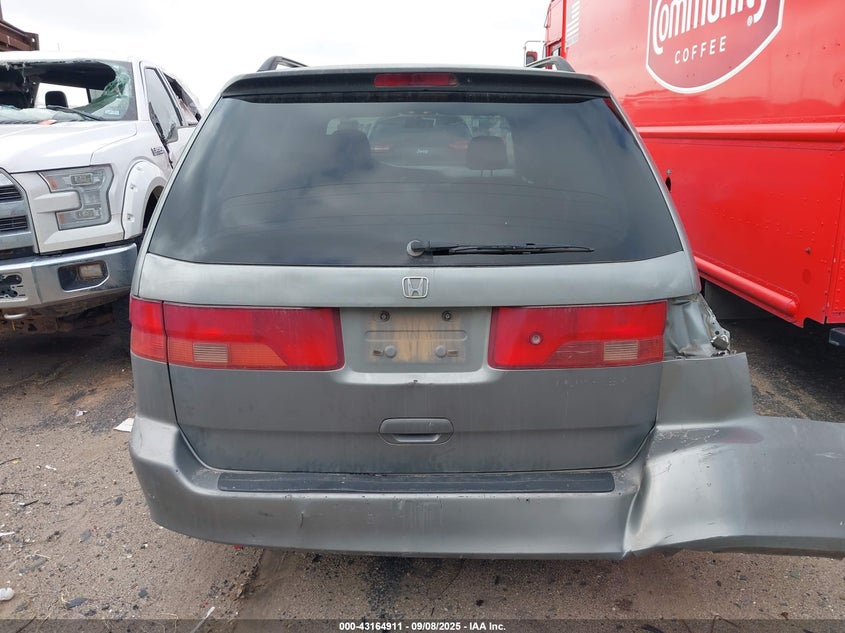 2000 Honda Odyssey Ex VIN: 2HKRL1867YH609100 Lot: 43164911