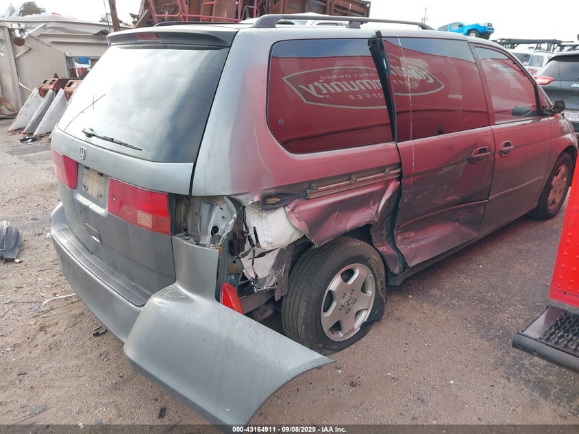 2000 Honda Odyssey Ex VIN: 2HKRL1867YH609100 Lot: 43164911
