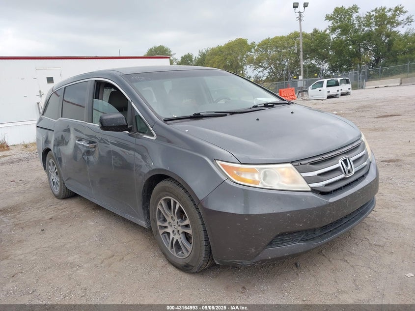 2012 Honda Odyssey Ex grey van gasoline 5FNRL5H49CB062571 photo #1