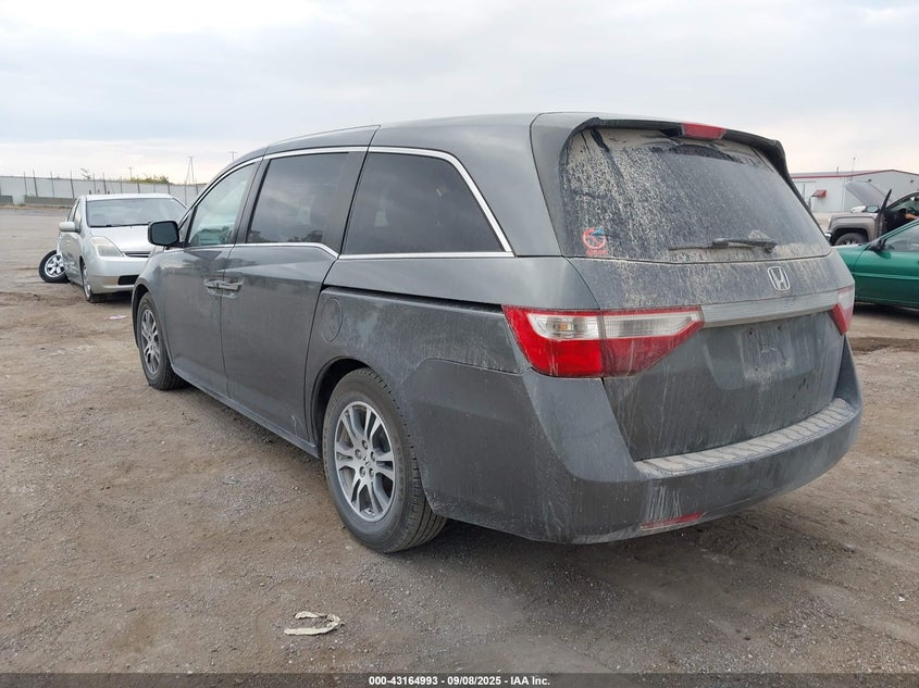 2012 Honda Odyssey Ex grey van gasoline 5FNRL5H49CB062571 photo #4