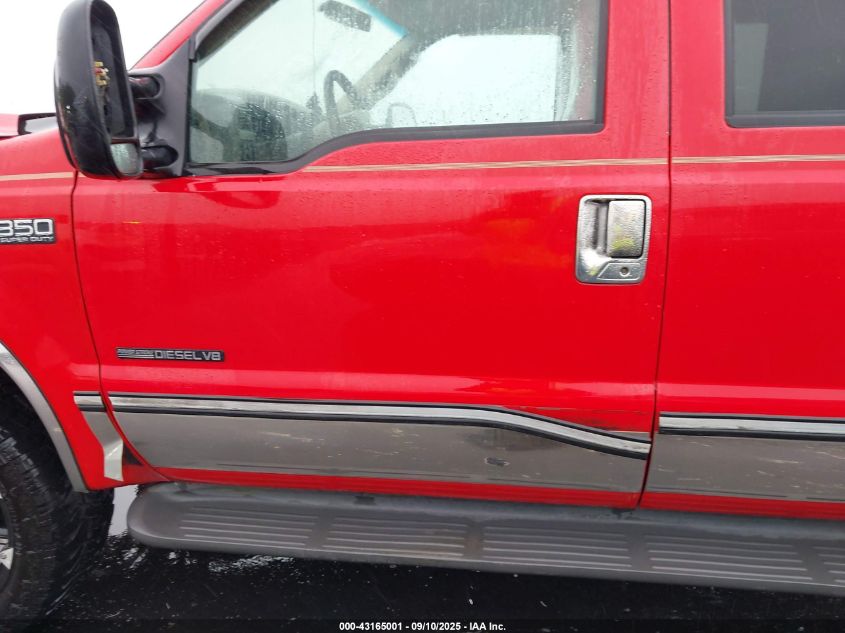 2000 Ford F-350 Lariat/Xl/Xlt VIN: 1FTSW31F0YEB22707 Lot: 43165001