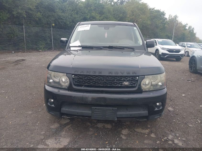 2012 Land Rover Range Rover Sport Hse VIN: SALSK2D49CA723560 Lot: 43165053