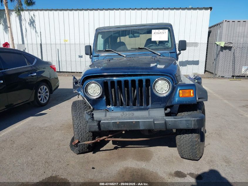 2000 Jeep Wrangler Sport VIN: 1J4FA49S8YP725684 Lot: 43165217
